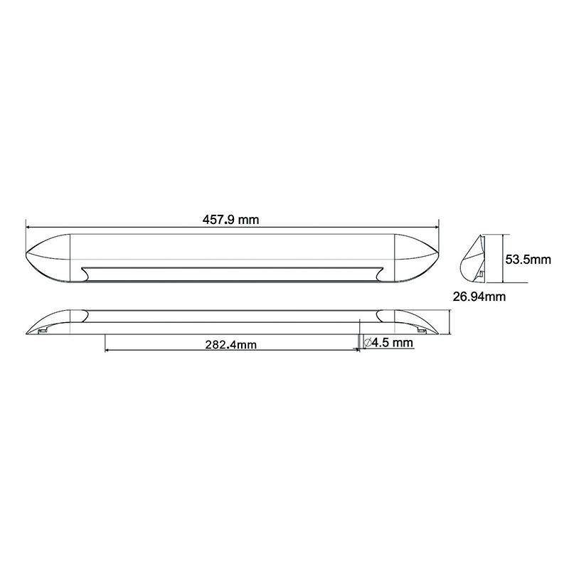 40cm LED Awning Light Specifications