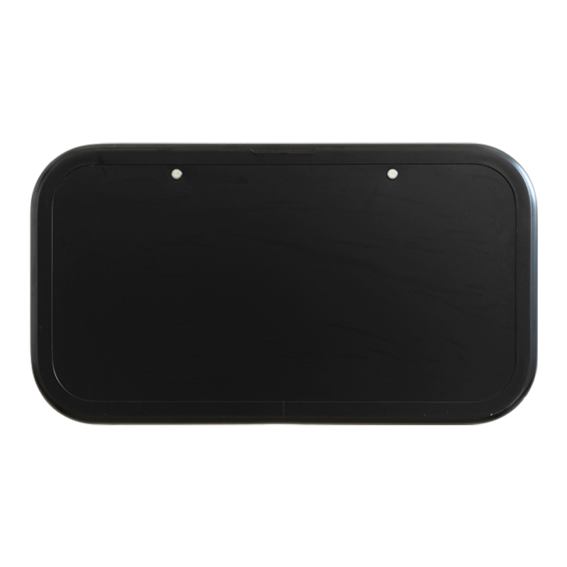 Caravan Picnic Table Black 4RC & Backing Plate - 800 x 445mm