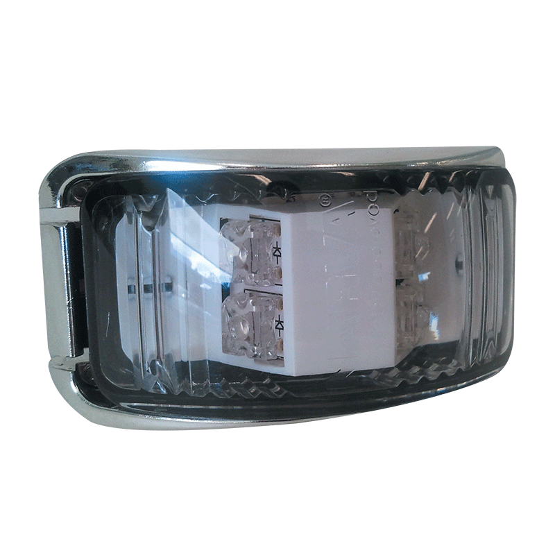 Narva L.E.D. Side Indicator Lamp Amber With Chrome Base