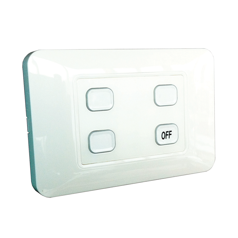 4-Gang Wireless Switch with Master Off