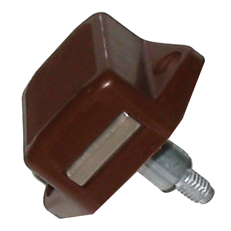 Push Button Catch Brown