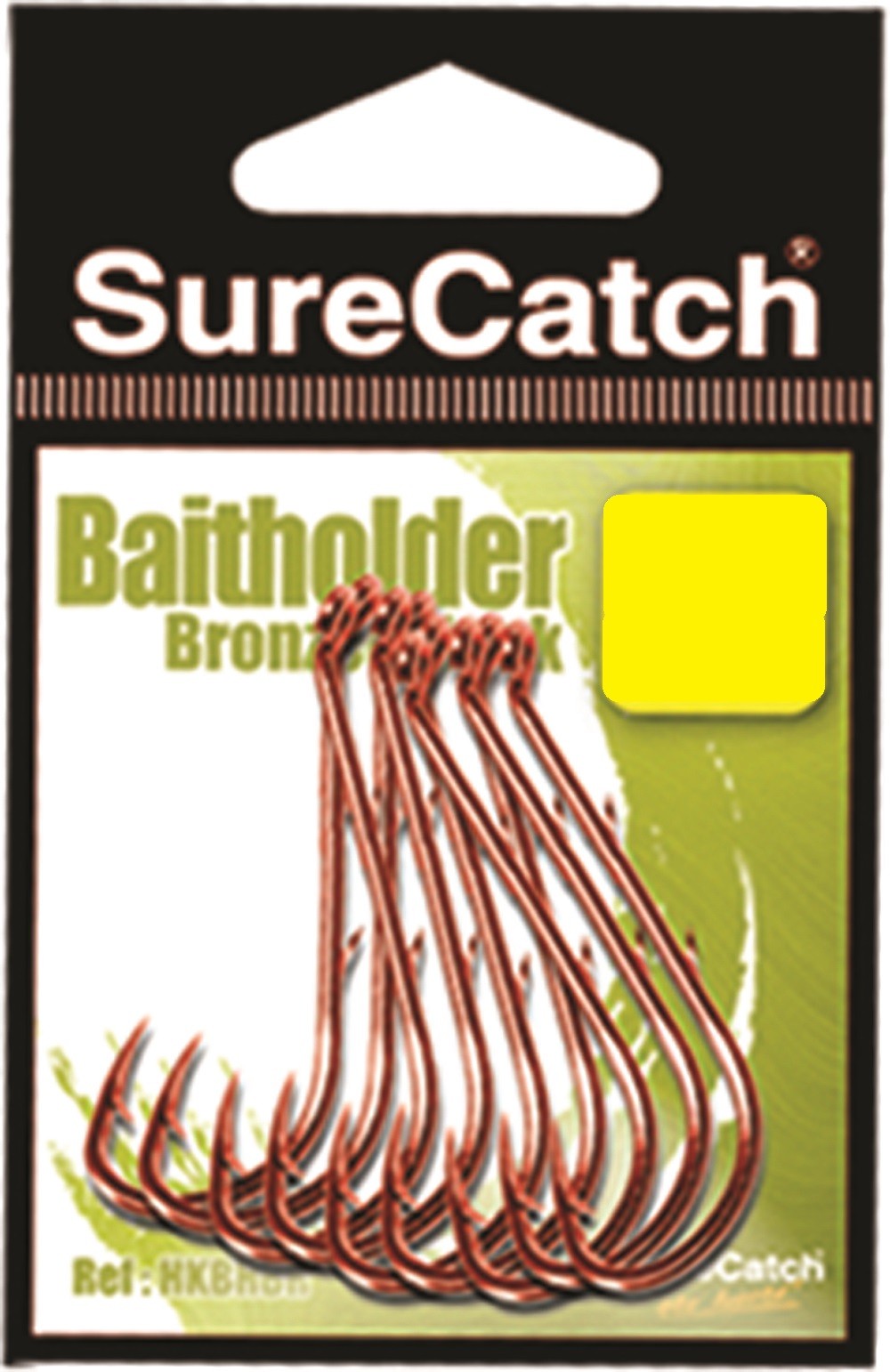 Sure Catch Bronze Baitholder Hook (6 per Pack) - Size 3/0