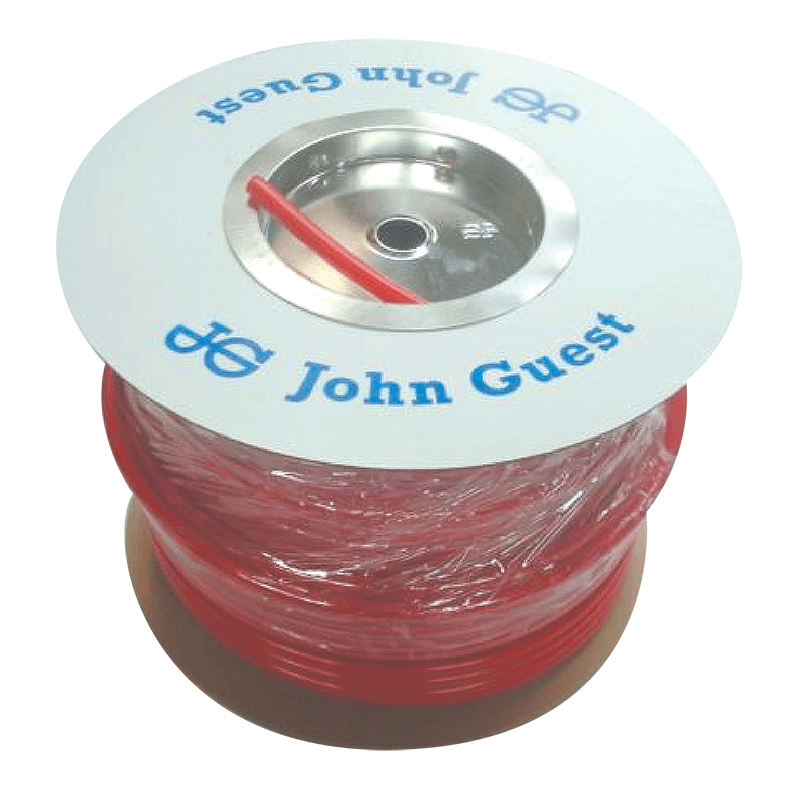 John Guest Red 12mm x 100m Roll of Tubing