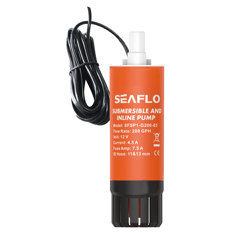 SEAFLO 200 GPH Submersible/Inline Combo 12V Water Pump