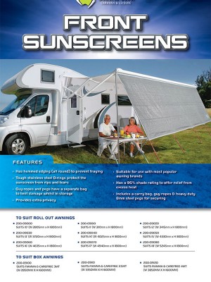 FRONT SUNSCREENS