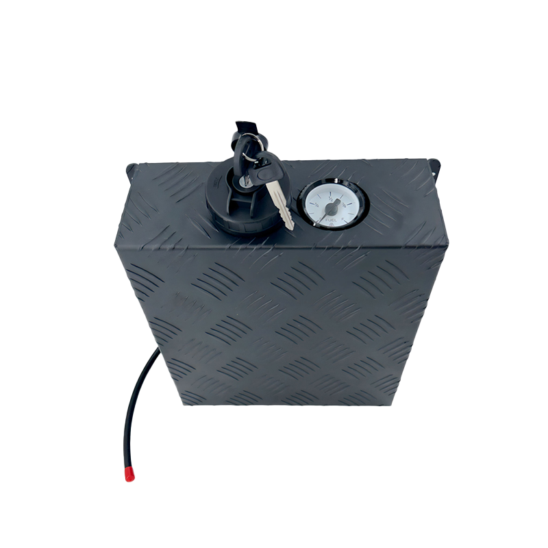 BORN TO ROAM - Black Checker Plate Fuel Tank Cover. BTR-FTC-5L-B-Gen4