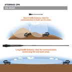 ECOXGEAR 5.0W UHF CB Radio & Antenna Touring Kit | EXG3000-TPK
