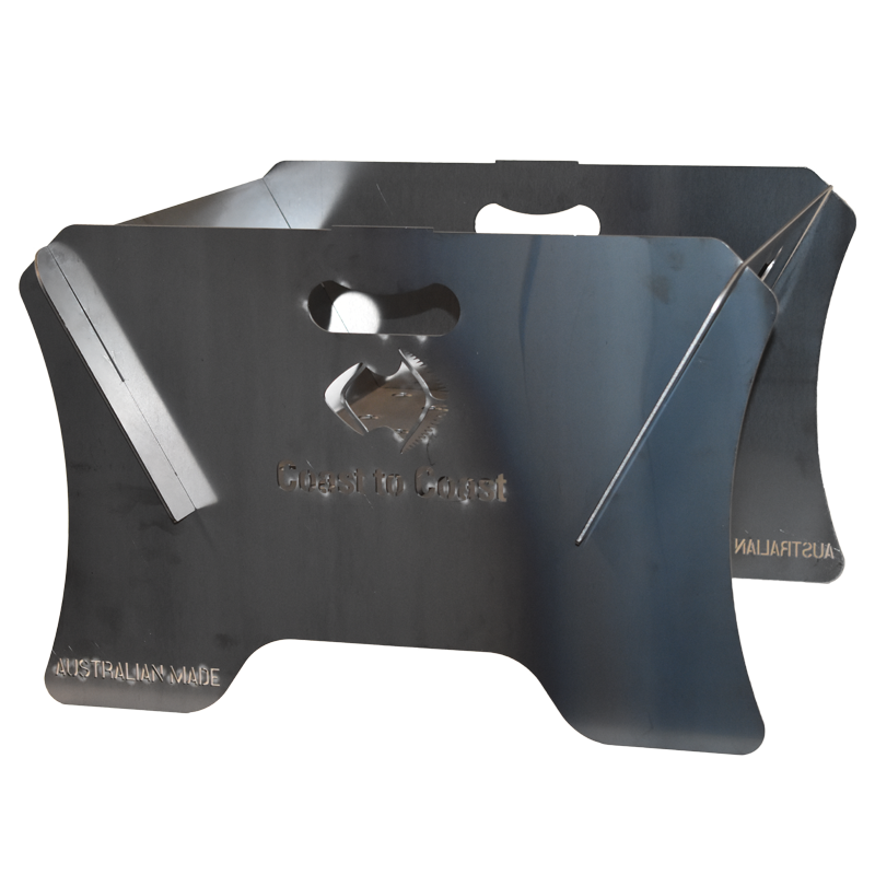 COAST STEEL Portable 600mm Firepit & Ember Tray Kit