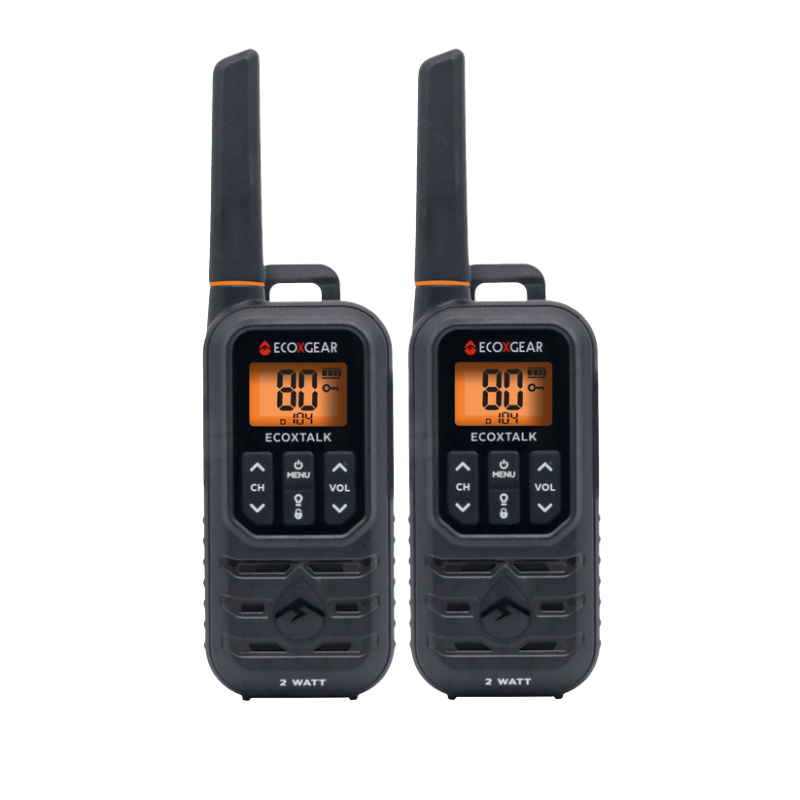 ECOXGEAR 2.0W UHF CB Handheld Radio Twin Pack | EXG210S-2PK