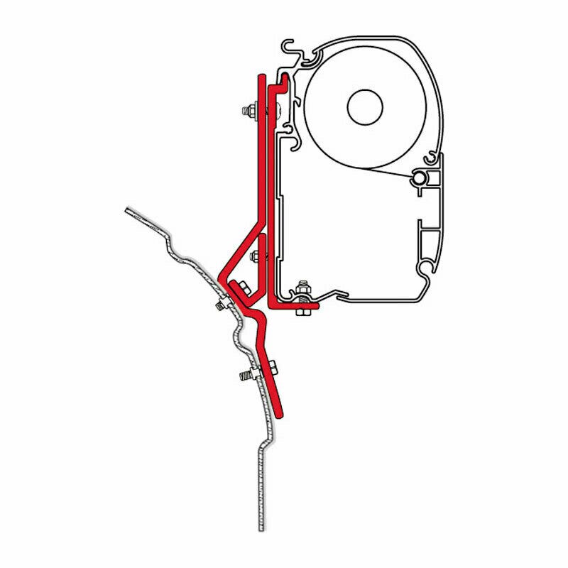 Fiamma Awning VW T4 Fitting Brackets