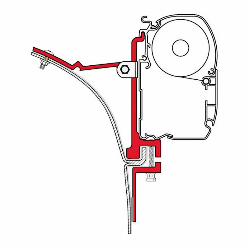 Fiamma Awning Van Fitting Brackets