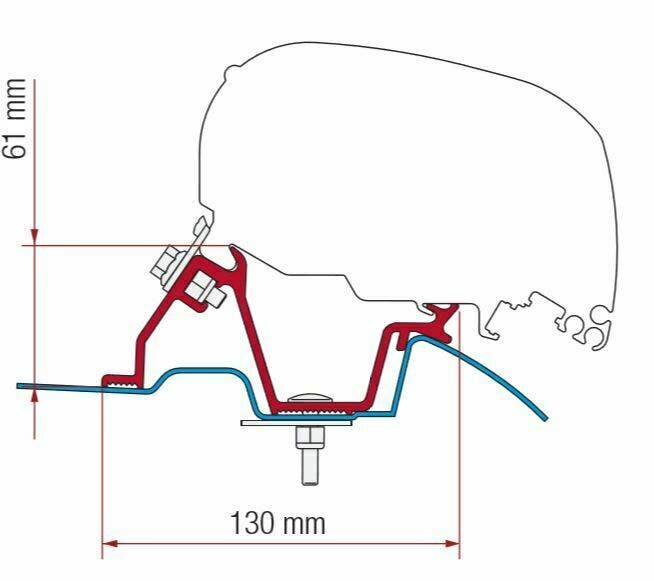 Fiamma F65 Awning Fixing Kit for Mercedes Sprinter