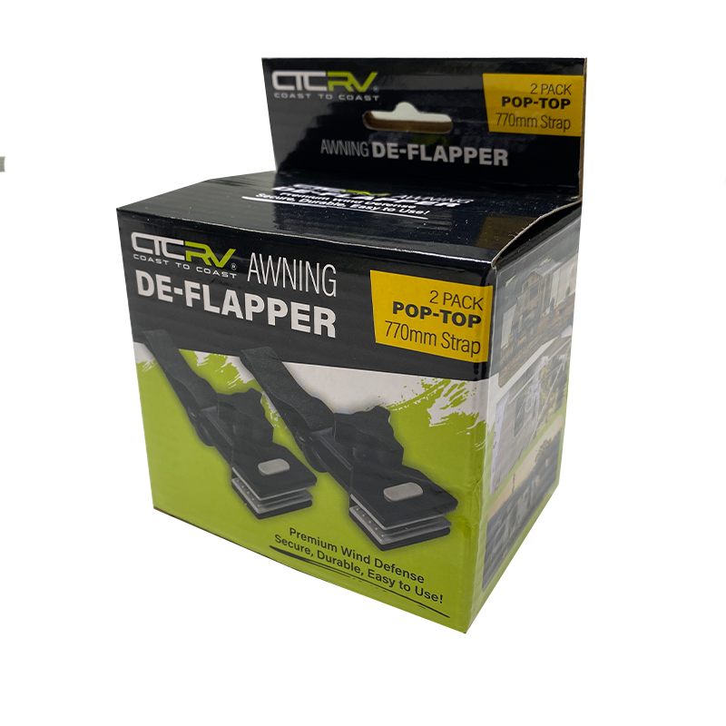 COAST Std Strap De-Flappers for Roll-Out Awnings | POP-TOP | Pack of 2.