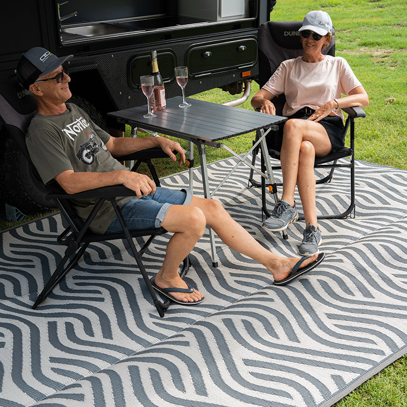 COAST RV Recycled Plastic Woven Camping Mat " Shifting Sands