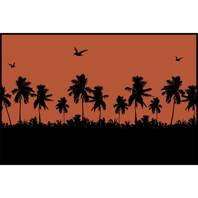 COAST RV Recycled Plastic Woven Camping Mat " Coastal Sunset