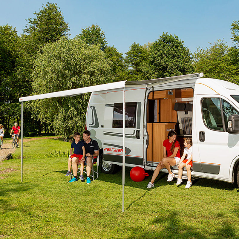 Fiamma F80 Titanium Awning Royal Grey Awnings