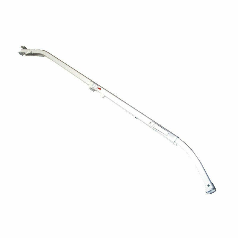 Carefree White Curved Hardware Bent Top & Bent Leg