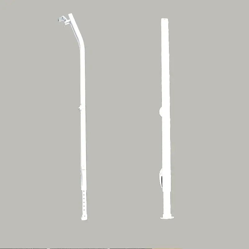 Carefree White Curved Hardware Bent Top & Straight Leg