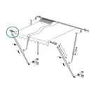 Carefree Spring Assembly Non Cam End 18' - 21' (l/hand)