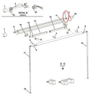 Freedom R/H Roller Tube End Plug