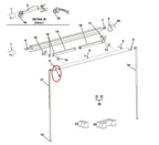 Freedom L/H End Plate Lead Rail White
