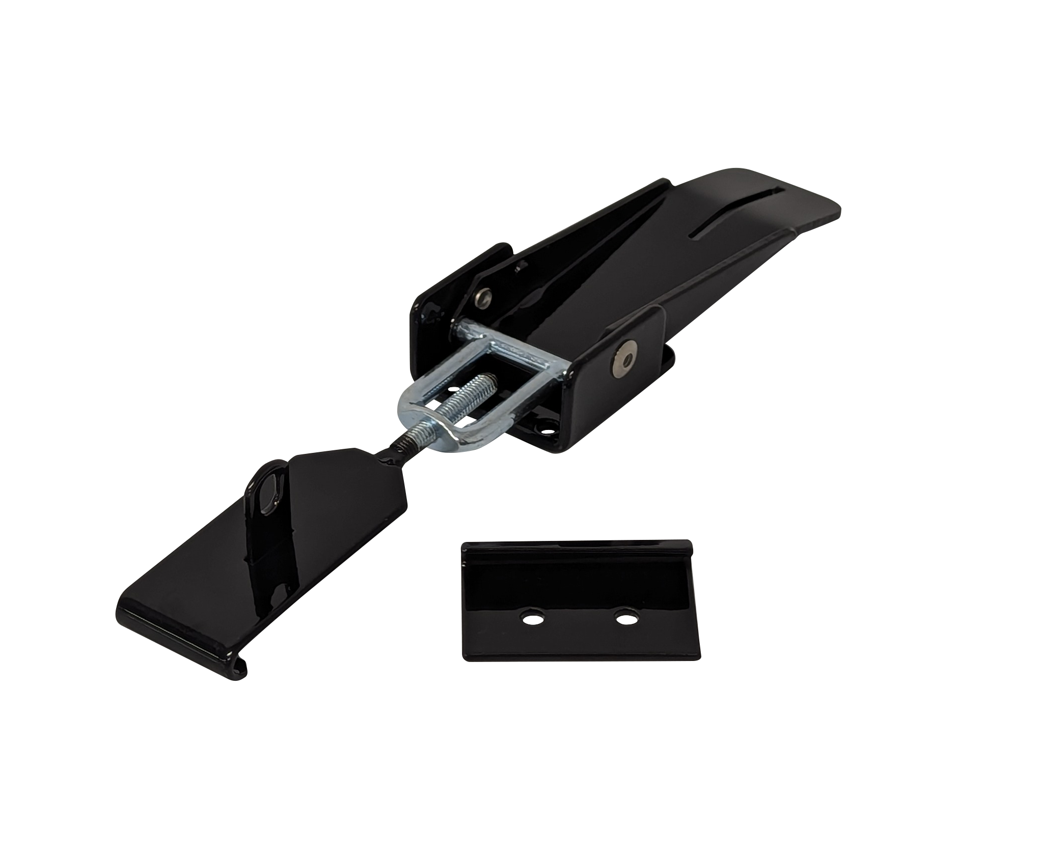 Lockable Roof Clamp with J Hook For Pop-Top | BLACK