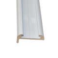 TRULINE ALUMINIUM WHITE J Mould - Narrow  4.8 M