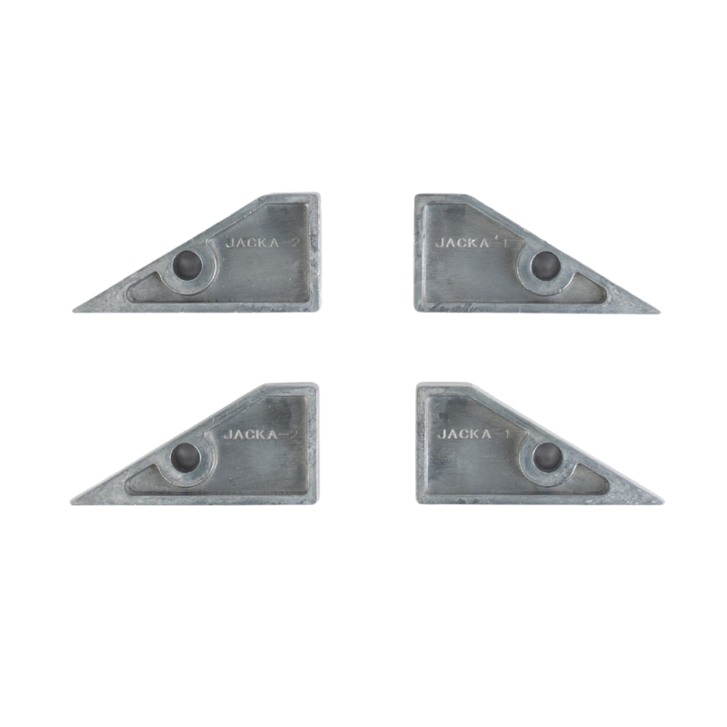 JACKA TRIANGLES - Premium Aluminium Riser Arm Blocks | Set of 4