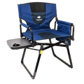 COAST BLUE CAMP CHAIR With Side Bag & Table - 120KG Rated