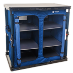 COAST BLUE COLLAPSIBLE CAMP CUPBOARD - 30KG Rated