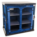 COAST BLUE COLLAPSIBLE CAMP CUPBOARD - 30KG Rated