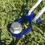 Large Alloy Screw In Peg with ABS Guyrope Holder Clip