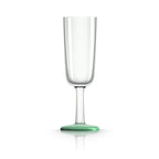 Palm Marc Newson Tritan Flute Glass w/ Green Glow In The Dark Base 190ml