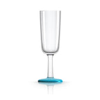 Palm Marc Newson Tritan Flute Glass w/ Vivid Blue Base 190ml