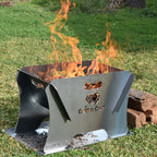 COAST STEEL Portable 400mm Firepit & Ember Tray Kit