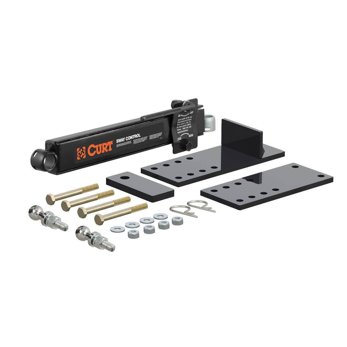 CURT SWAY CONTROL Kit with Bolt-on Chassis Adaptor