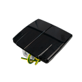 CMS 15AMP Single 15A Autoswitch Inlet Black with RCD Switch -IP44. JILCBBK-A