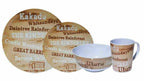 Coast 100% Melamine 16pcs Dinner Set - DESTINATIONS