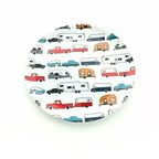 Camco Melamine Dinner Plate, RV Pattern