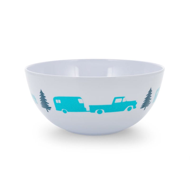 Camco Melamine Bowl, Trailer/Tree Pattern