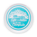 Camco Melamine Dinner Plate, Trailer/Tree Pattern