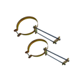 COAST RV Pole Carrier Parts - 2 x Mounting Brackets