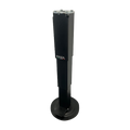 Nuova MAPA Black Adjustible Height SQUARE Table Leg with Turn Table & Slide.