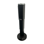 Nuova MAPA Black Adjustible Height SQUARE Table Leg with Turn Table & Slide.