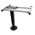Nuova MAPA Black Adjustible Height SQUARE Table Leg with Turn Table & Slide.