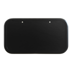 Caravan Picnic Table Black with LED Lighting & Backing Plate - 800 x 445mm