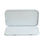 Caravan Picnic Table White with LED Lighting & Backing Plate - 800 x 445mm