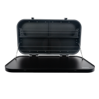 Black Picnic Table with Storage | 800 x 445 x 125mm. C2806V