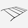 Coast Adjustable Roof Rack Black