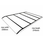 Coast Adjustable Roof Rack Black